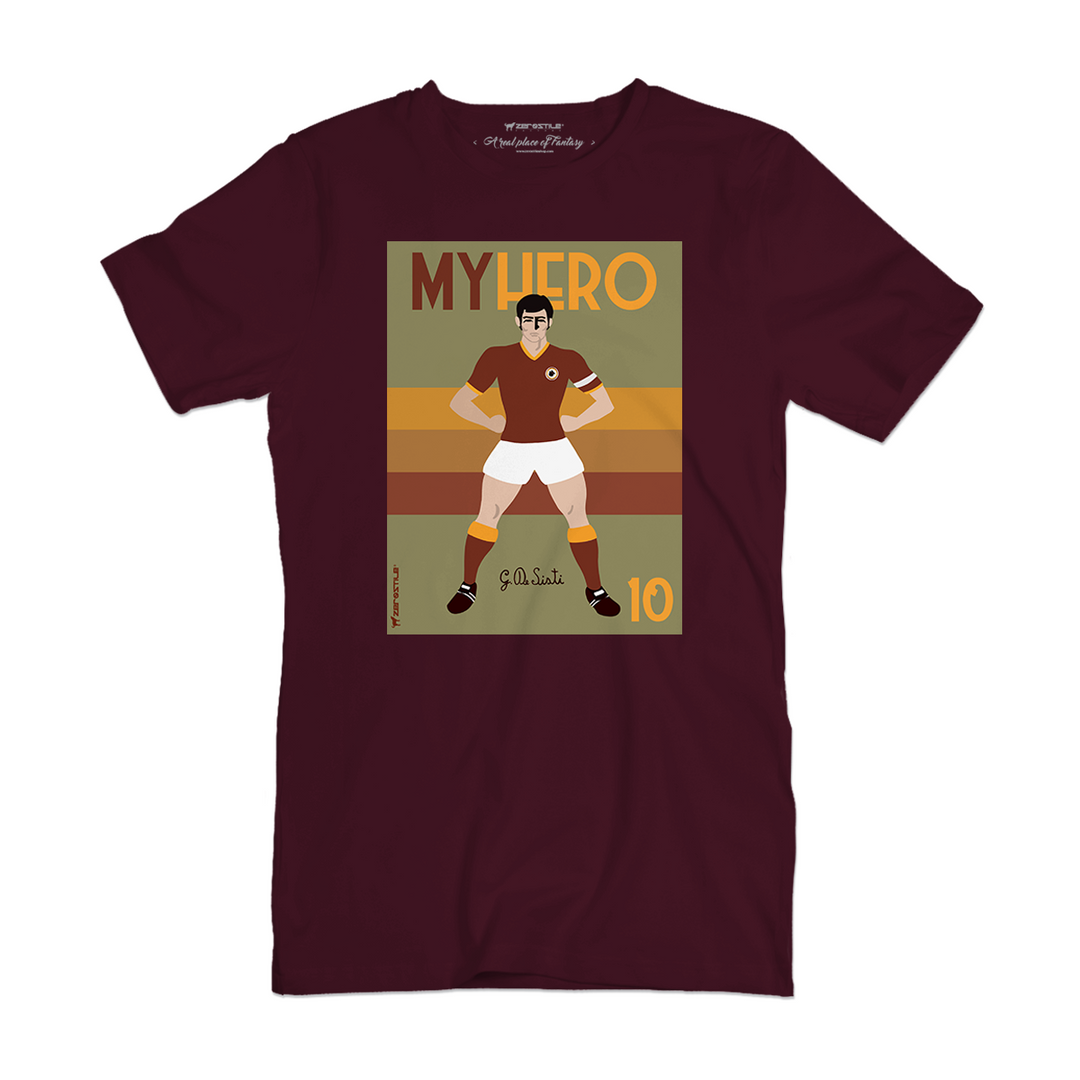 T Shirt uomo - De Sisti Vintage 60-65 / 74-79 - My Hero