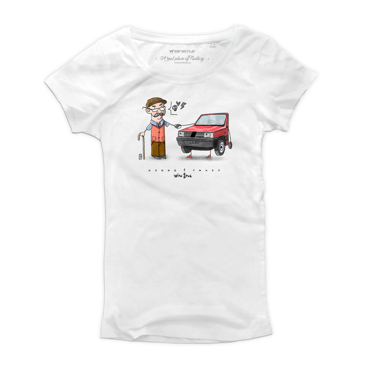 T Shirt donna - Nonno & Pandino - With Love