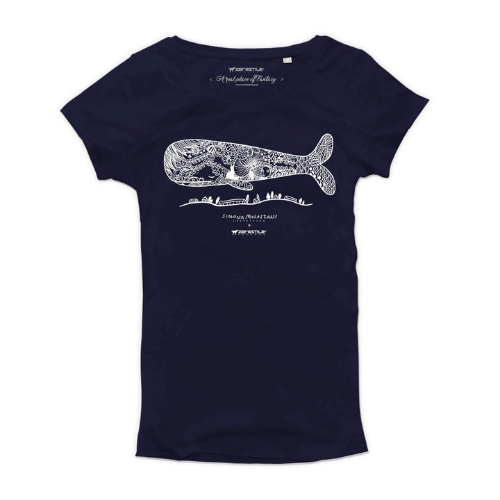 T Shirt donna - Balena e Sogni - Simona Mulazzani