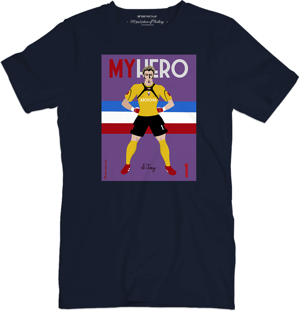 T Shirt uomo - Sebastien Frey Vintage - My Hero