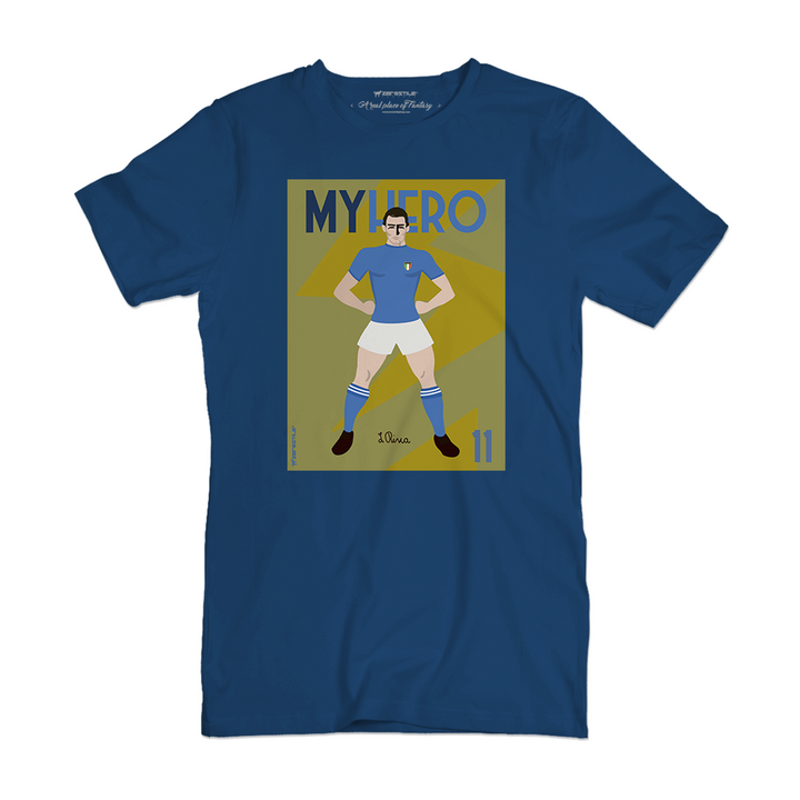 T Shirt uomo - Gigi Riva Nazionale Vintage - My Hero