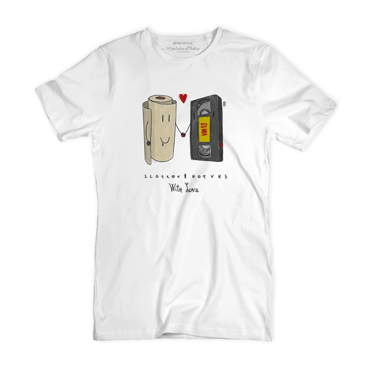 T Shirt uomo - Scottex & VHS - With Love