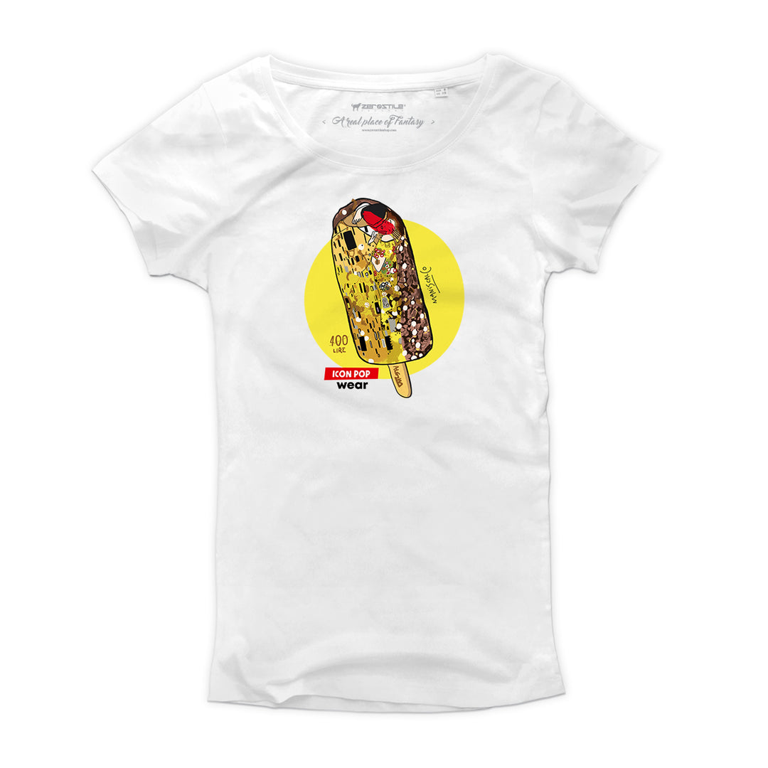 T Shirt donna - Croccante Klimt - Arte delle Icone