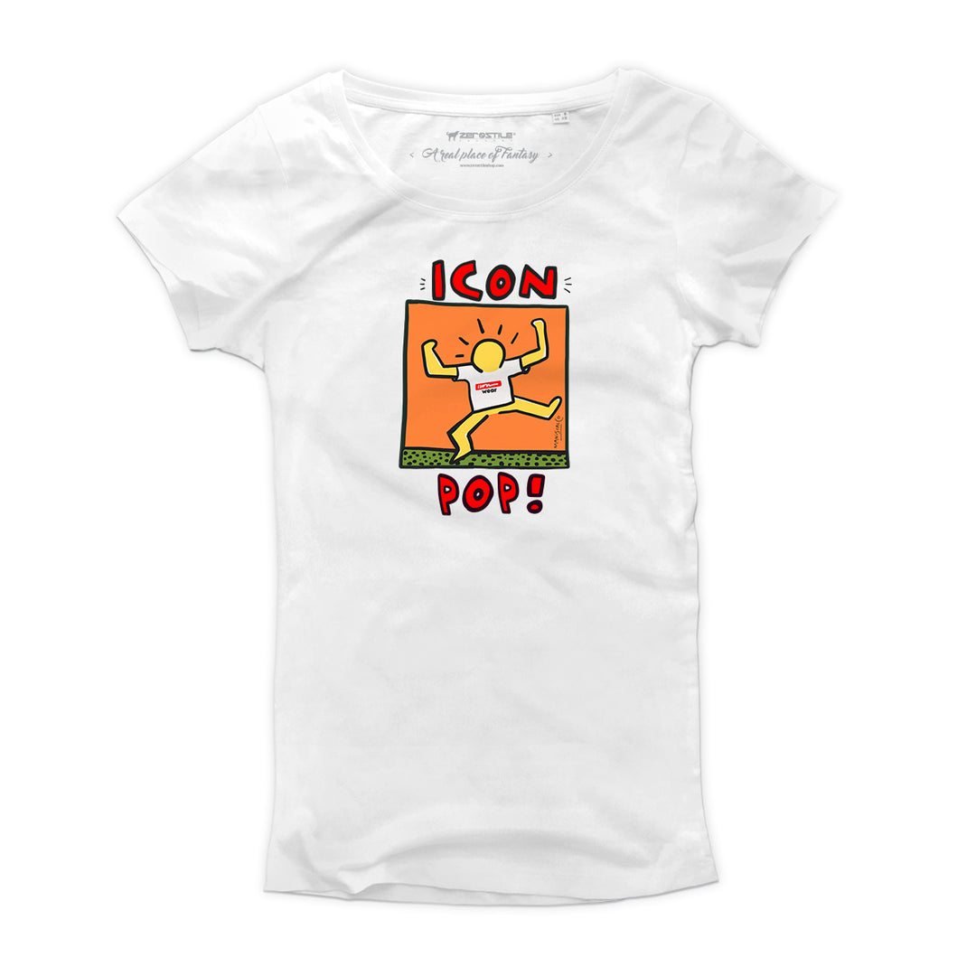 T Shirt donna - Keith Pop - Oggetti Iconici