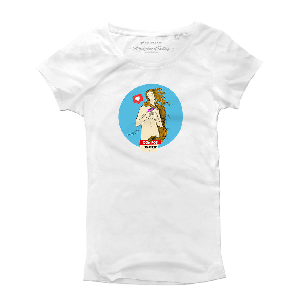 T Shirt donna - Pop Venere - Arte delle Icone