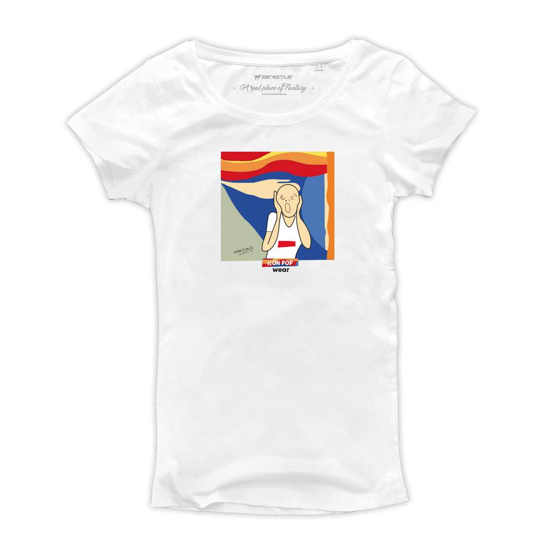 T Shirt donna - Urlo Pop - Arte delle Icone