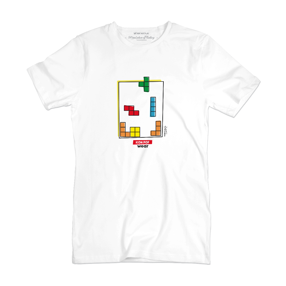 T Shirt uomo - Tetris - Oggetti Iconici