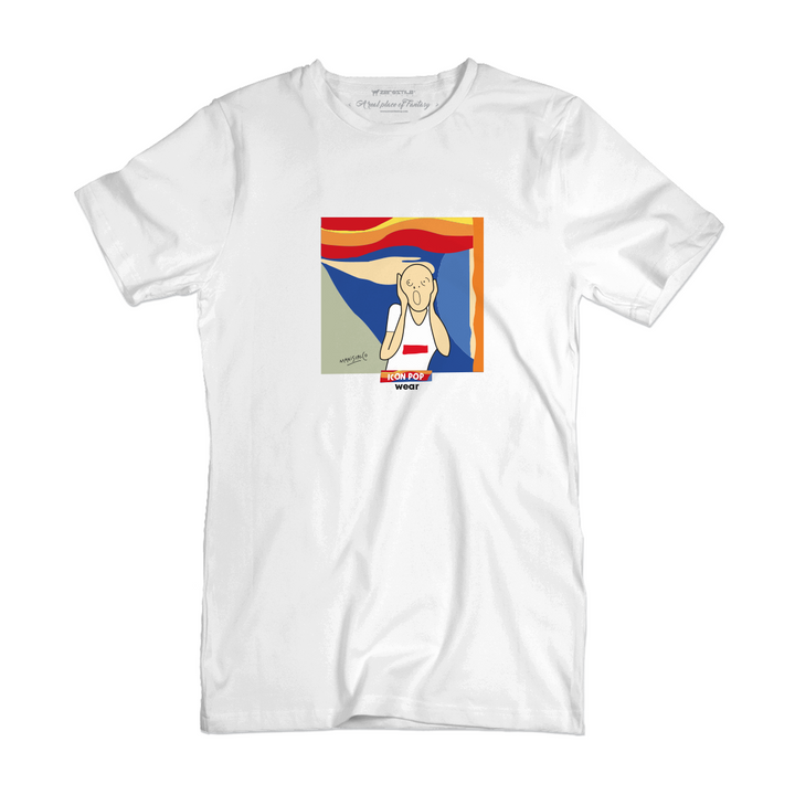 T Shirt uomo - Urlo Pop - Arte delle Icone